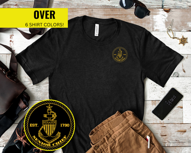 Coast Guard Senior Chief T-Shirt - Gold Collection